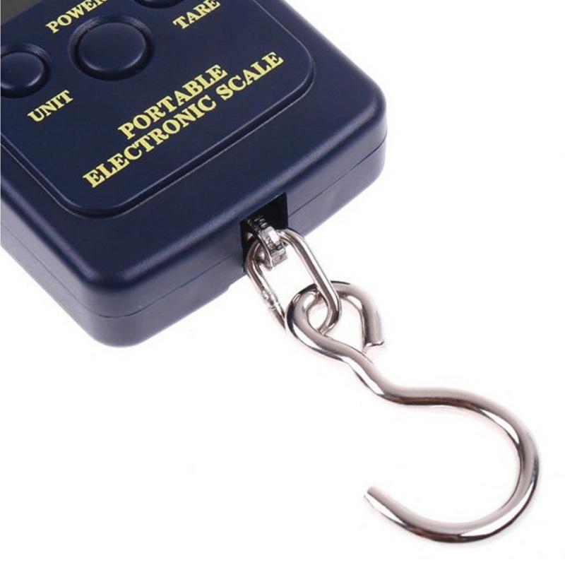 50KG 10g Multifunctional Mini Electronic Hanging Fishing Luggage Balanca  Digital Handy Pocket Weight Hook Scale with Ruler