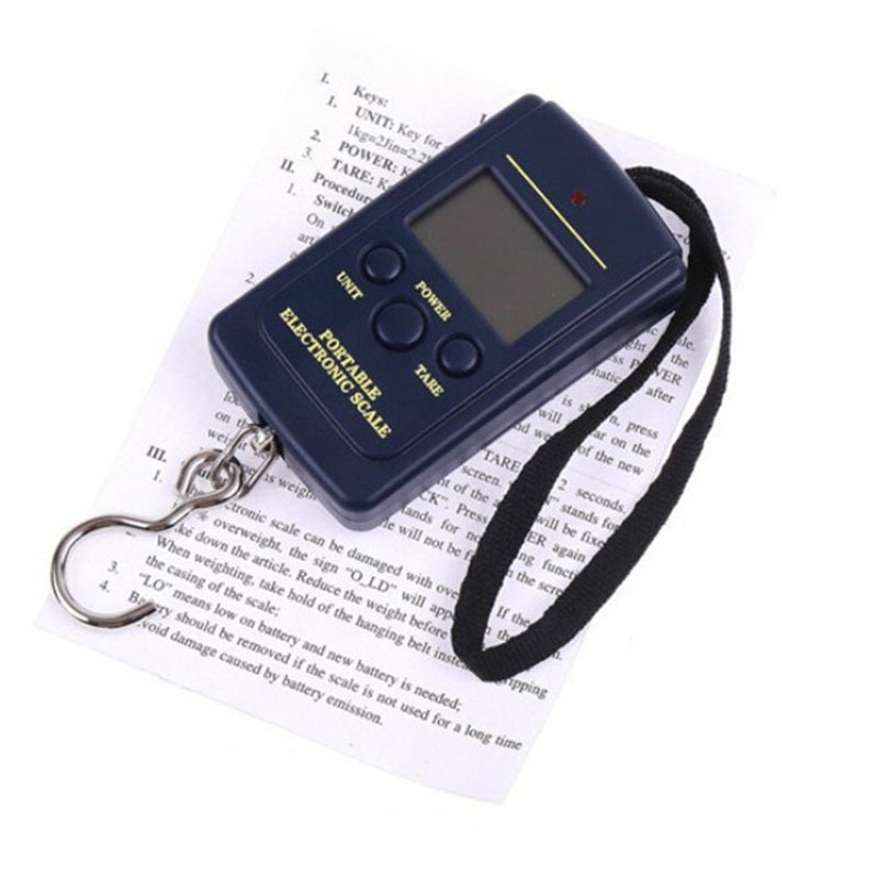 50KG 10g Multifunctional Mini Electronic Hanging Fishing Luggage Balanca  Digital Handy Pocket Weight Hook Scale with Ruler