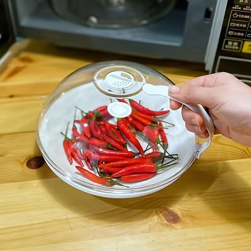 Microwave Oven Food Cover Transparent - Temu