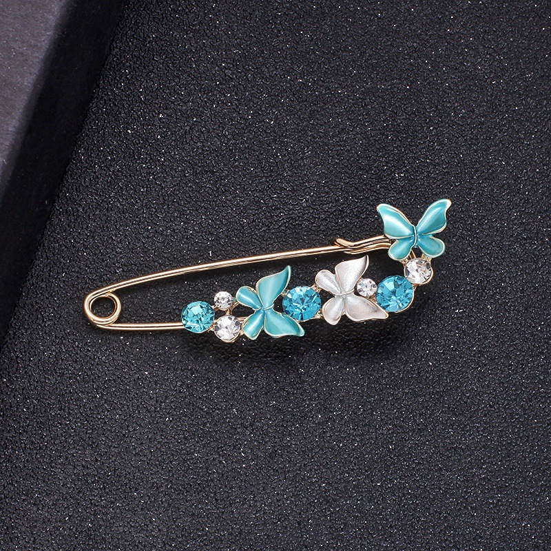 Elegant Rhinestones Brooches for Women,Retro Crystal Handmade Brooch  Pin,Butterfly Pins for Clothes,Women's Brooches & Pins