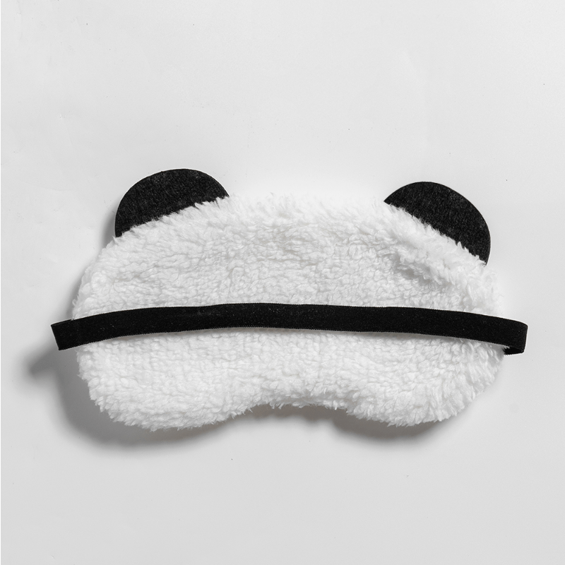 1 Pieza De Dibujos Animados Panda Sleep Shade Eye Cover, Tela De Felpa  Suave Parches Para Los Ojos, Máscara Para Dormir Con Embalaje Independiente  - Temu