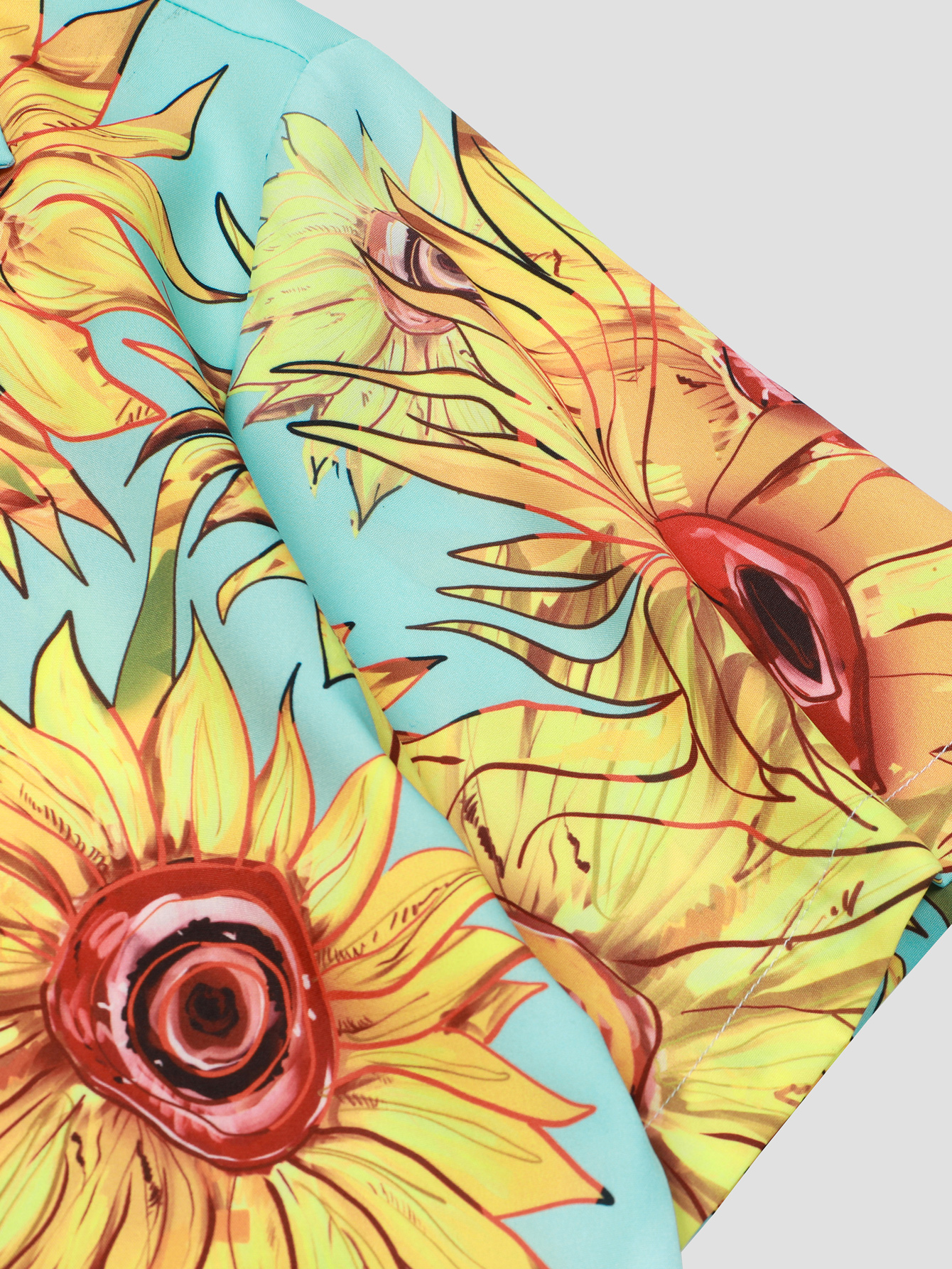 SYUMAN. Sunflower open coller shirts-