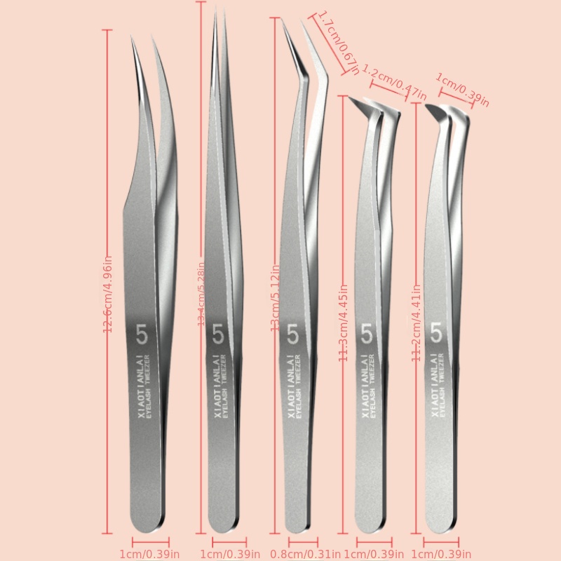 Elite Precision Eyelash Extension Tweezer Set –