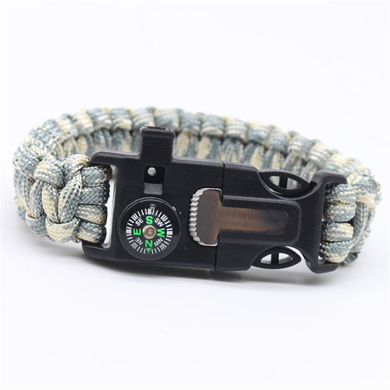 5 in 1 Survival Paracord Bracelet Outdoor Tactical Emergency - Temu
