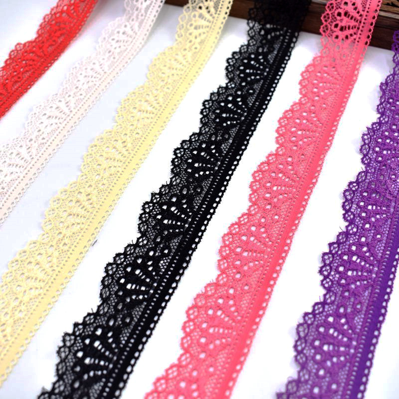 Black Lace Ribbon, Skin-Friendly Elastic Trim For Sewing DIY For