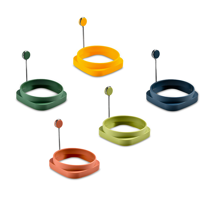 2in1 Egg Fryer Ring Square & Round Design For Perfect Egg Frying
