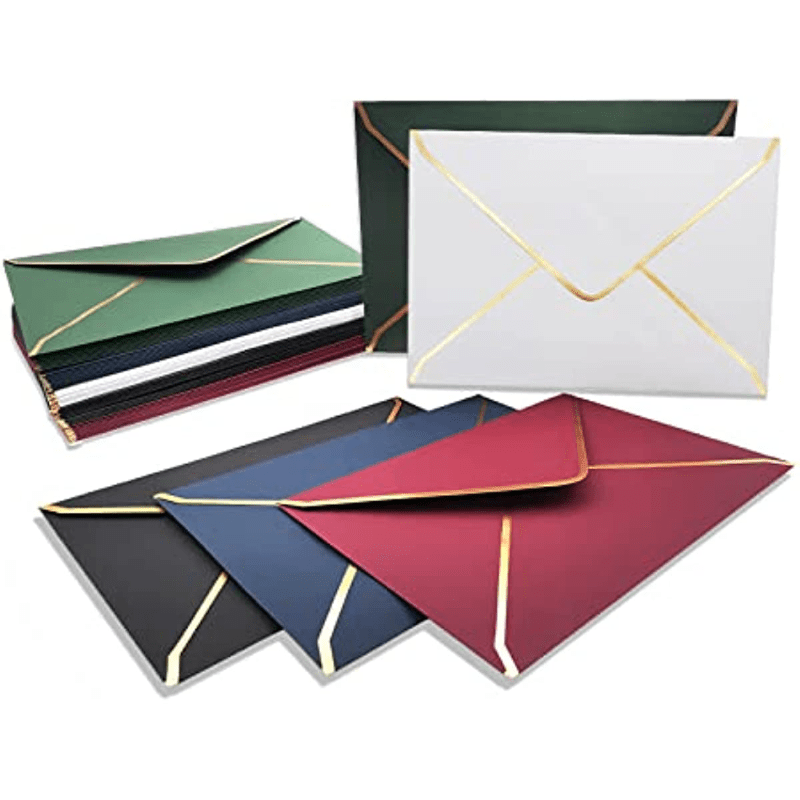 A7 Envelopes Card Envelopes Self adhesive V Flap Envelopes - Temu