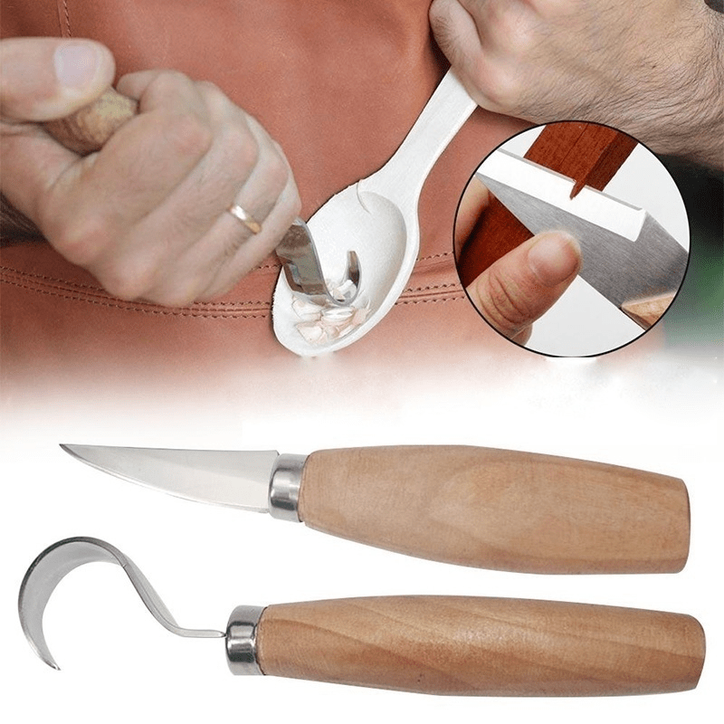 Carving Tool Woodworking Spoon Knife Handmade Wood Carving Knife