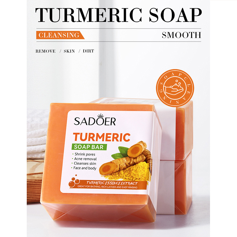 Moisturizing Turmeric Soap with Essential Oils - Dry Skin Care