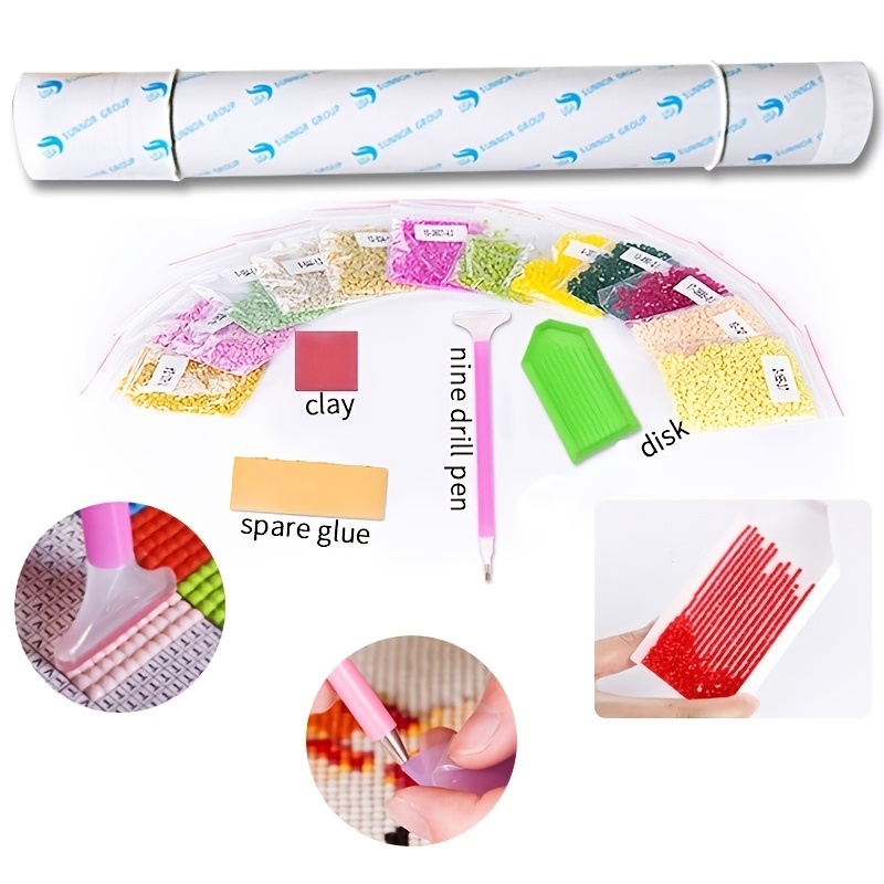 1 Set 5D DIY Diamond Painting Kits For Adults Kids Beginner, Inspirational Full Drill Artificial Diamond Painting Kits, Wall Decor, Home Decor, 11.8x15.8inch