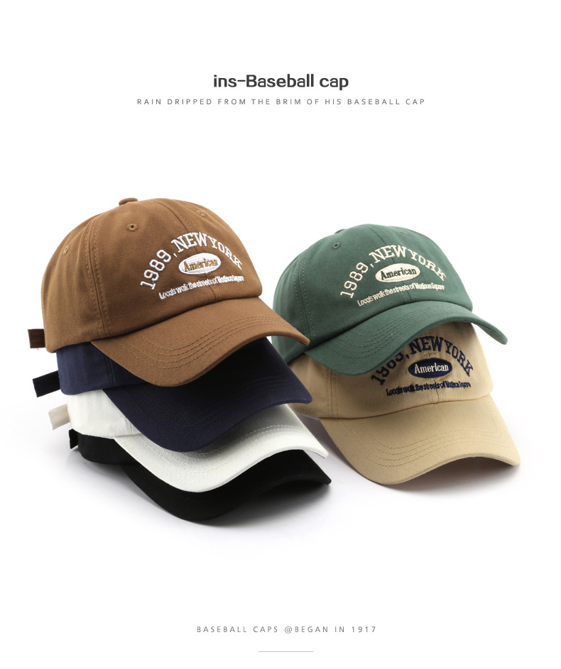 Classic Embroidery Baseball Cap Vintage Color Block Unisex Dad Hat  Lightweight Breathable Sun Hats For Women Men