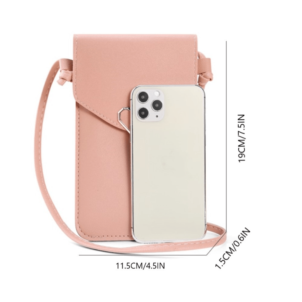 Cartera Teléfono Decoración Corazón Bolso Teléfono Pantalla - Temu