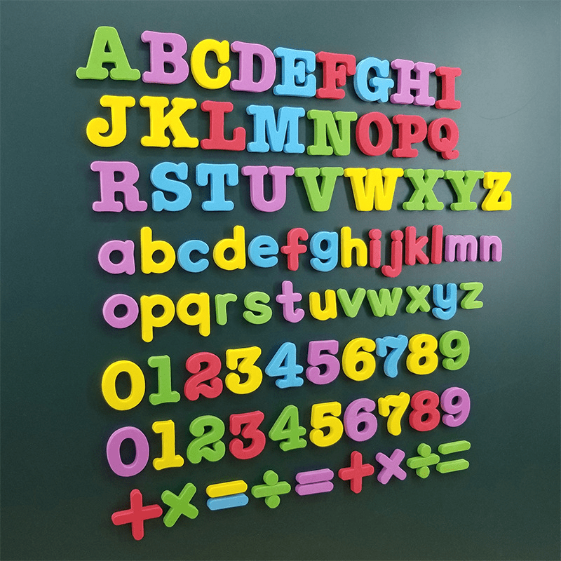 magnetic alphabet stickers educational toys for kids to learn the abcs easily christmas and halloween gift 1