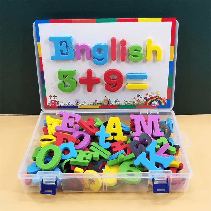 

Magnetic Alphabet Stickers: Educational Toys For Kids To Learn The Abcs Easily,christmas And Halloween Gift!