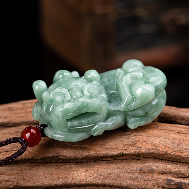 Pixiu deals jade pendant