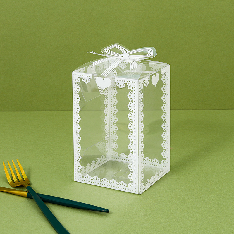 Clear Gift Box Birthday Wedding Favor Chocolate Candy Holder