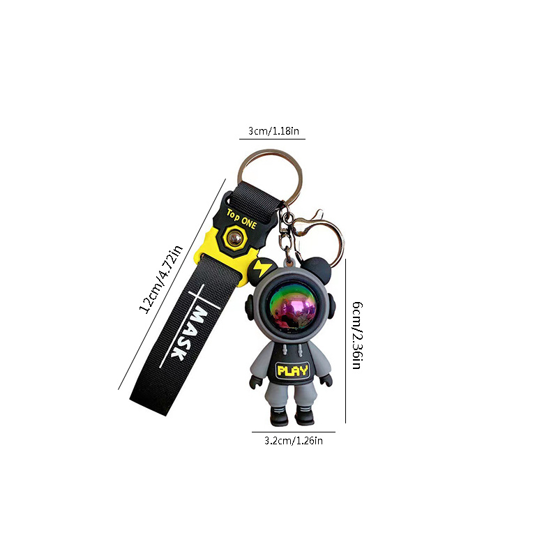 Tide Cool Lightning Silikon Schlüsselanhänger Kreativer Bär Rucksack Anhänger  Autoschlüssel Anhänger Paar Schlüsselanhänger - Schmuck & Accessoires -  Temu Germany