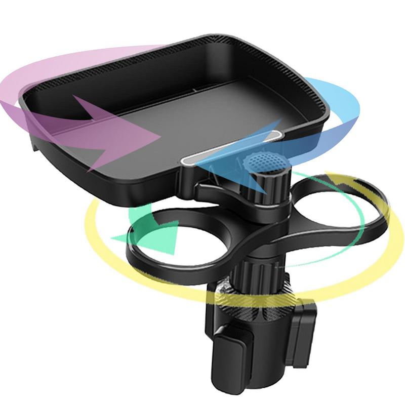 Auto-Tablett- & Getränkebecherhalter mit 360-Grad-Drehung – MegaFlare