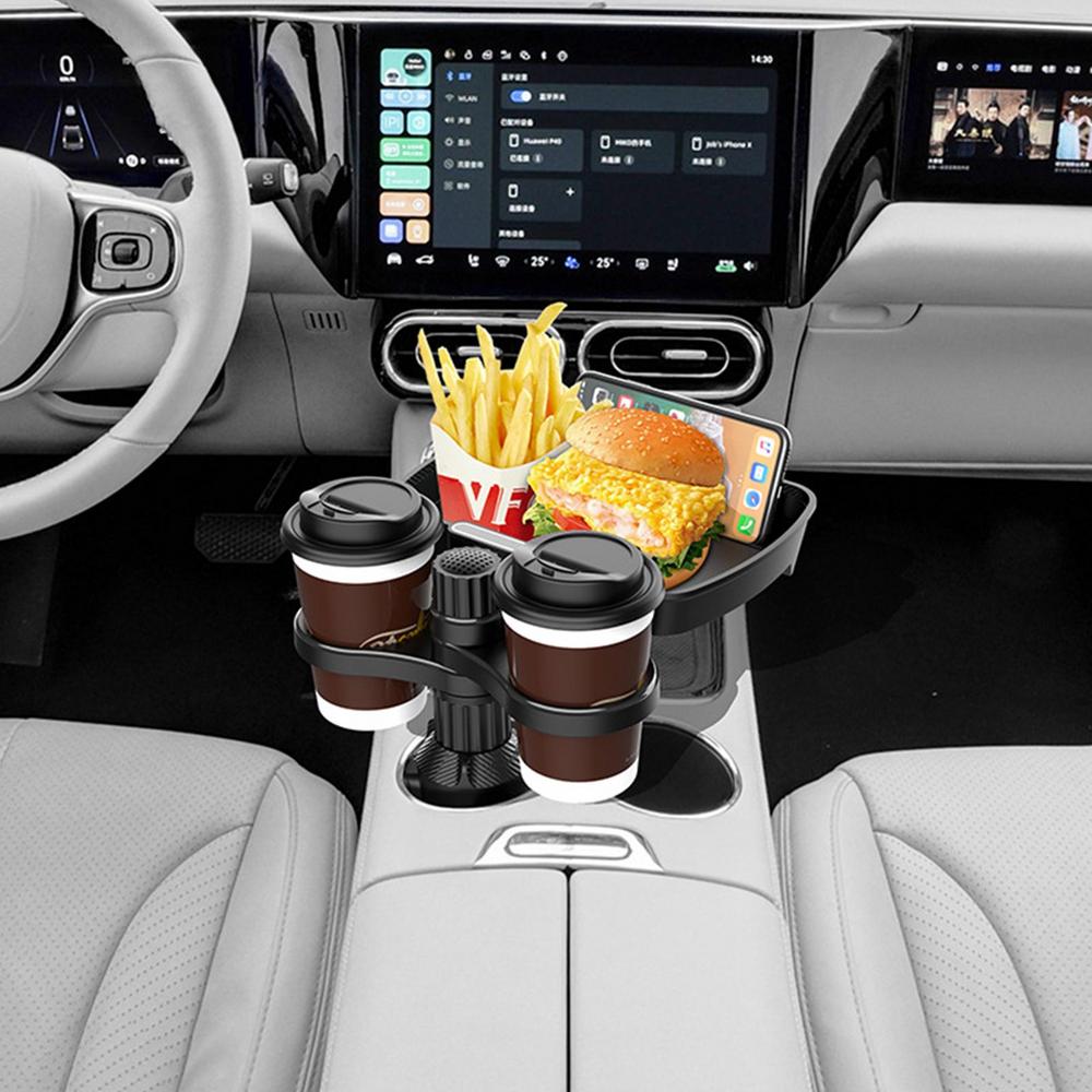 DriveDine Car Cup Holder Tray - Stay Organized and Enjoy Your Meals on the  Go!