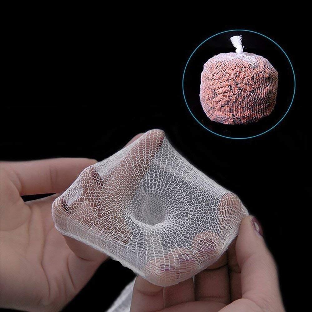 Cylinder Water Soluble Net PVA Mesh Soluble Fishing Feeder Trap Stocking  Bait Bag Mesh Stocking Bait Bag Fishing Accessory Tools ( 25mm*5m) Other Fishing  Tools and Accessories