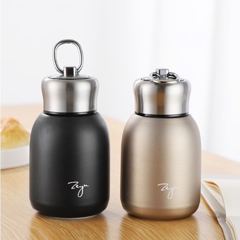 Mini Thermos Bottle Stainless Steel Portable Hot Coffee Mug