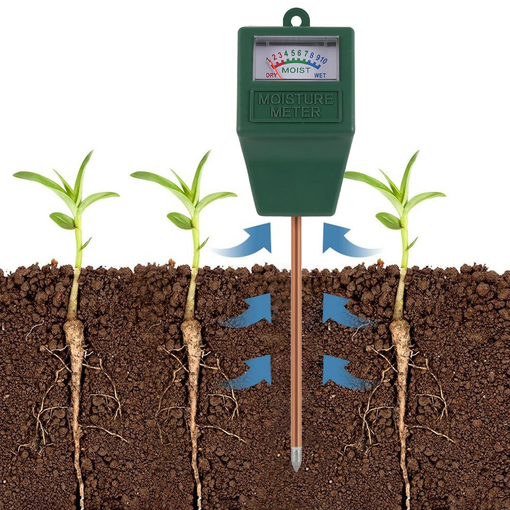 Medidor de humedad del suelo, medidor digital de la temperatura, monitor de  humedad para la granja, césped, plantas, uso interior y exterior