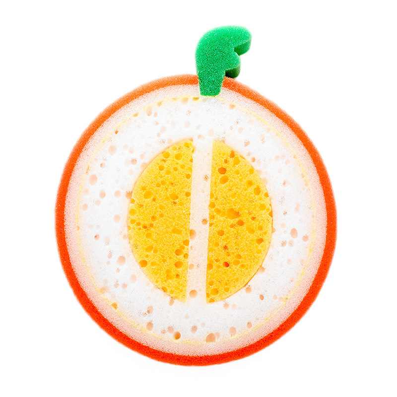 Cute Fruit-Shape Thickened Kitchen Sponge, Multifunctional Wipe  Decontamination Lightweight Cleaning