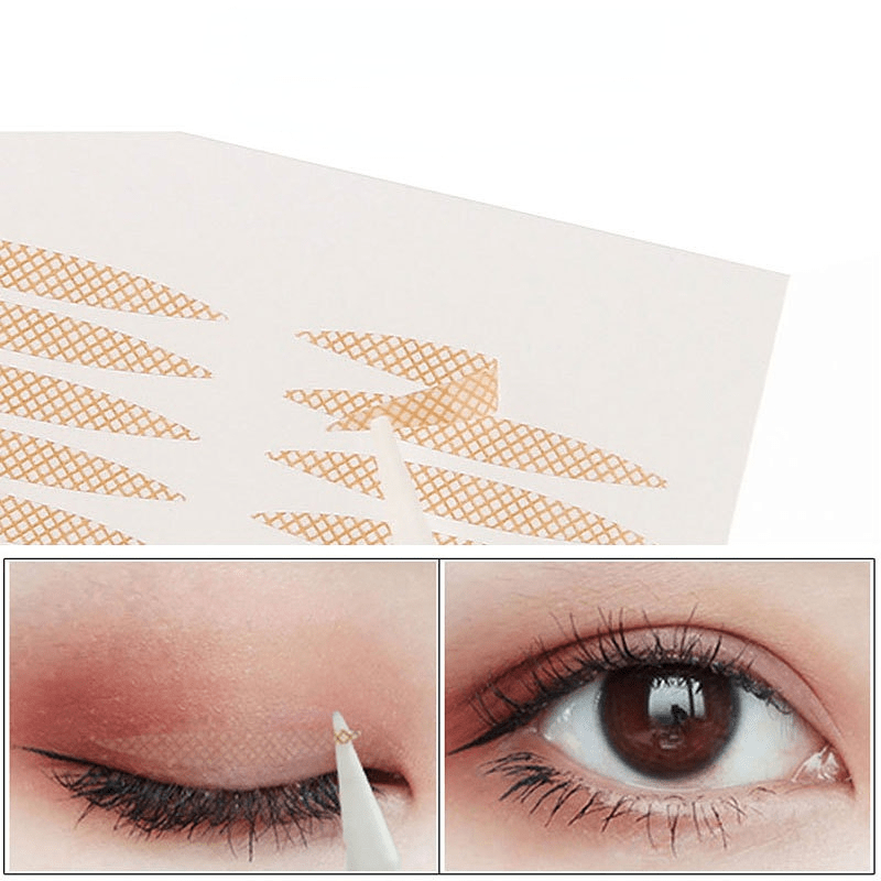 400pcs Breathable Lace Double Eyelid Tape Invisible Natural - Temu