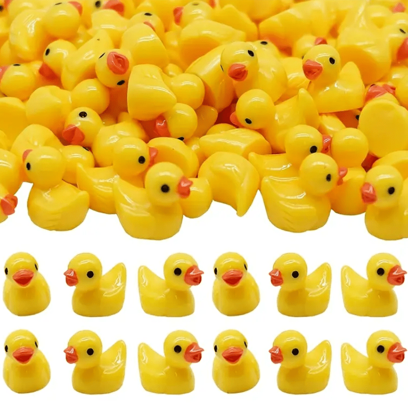 MINIATURE RUBBER DUCK Ducky Duckies Micro Minis Tiny Dollhouse