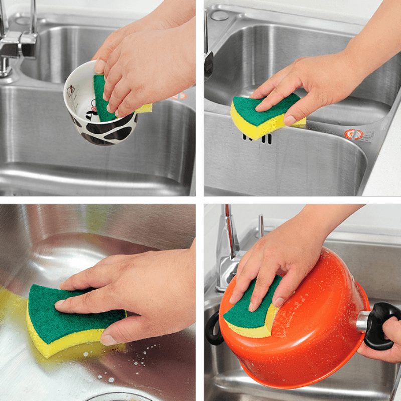 Kitchen Cleaning Dishwashing Sponge Wipe Dish Wand Sponge - Temu