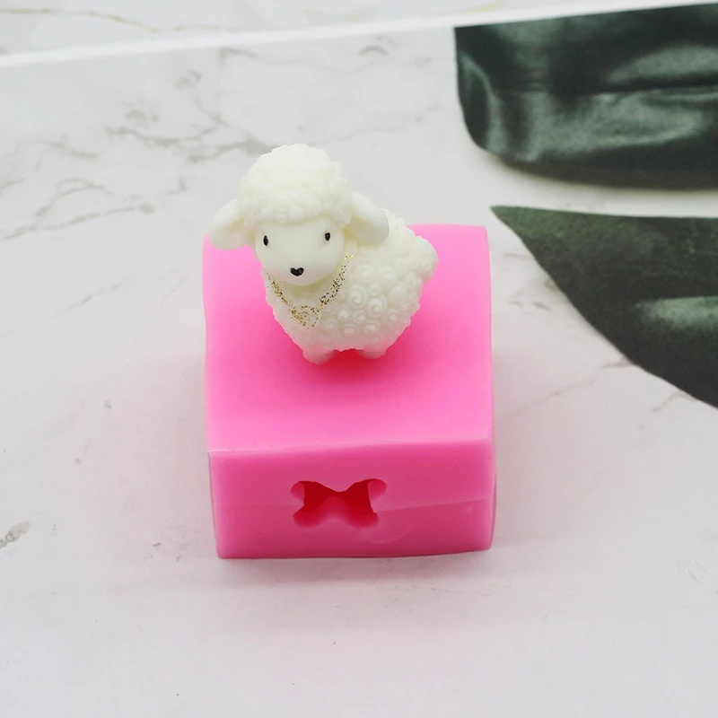  Silicone Fondant Molds Cute Sheep Handmade DIY Candle Resin  Crafts Cake Decorating Tools For Kitchen Durable Baking Plaster Mold  Casting Kit: Home & Kitchen