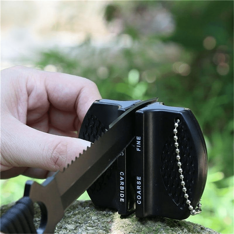 Hot Mini Ceramic Rod Tungsten Steel Camp Pocket Kitchen Knife Sharpener  Tool Beus