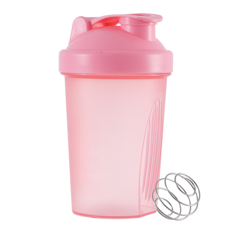 600ML Blender Shaker Bottle with Plastic Whisk Ball BPA Free