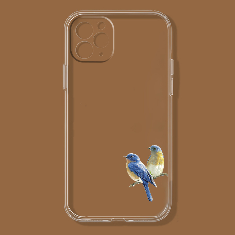 

Blue Bird Graphic Print Phone Case For Iphone 14 13 12 11 Xs Xr X 7 Mini Plus Pro Max