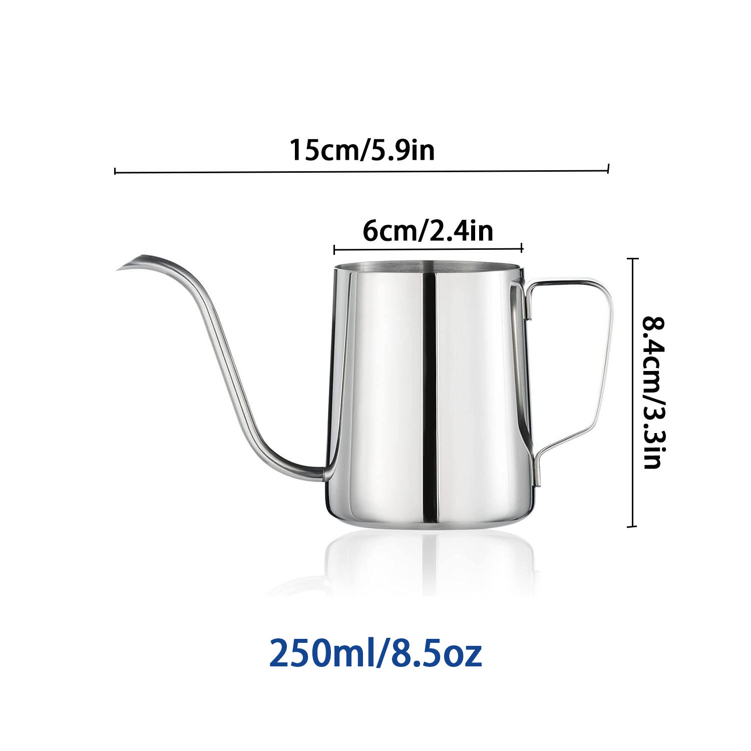 Stainless Steel Hand Brew Coffee Kettle, Coffee Pot Fine Mouth Pot  Household With Lid, Wooden Handle Drip Type Outdoor Camping Coffee  Utensils, Halloween Christmas Wedding Birthday Gift Coffee Maker  Accessories - Temu