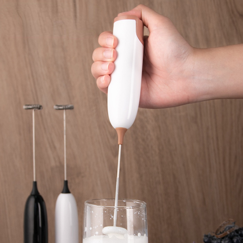 Electric Milk Foamer Chocolate Milk Jugs Frother Whisk Mixer Eggs Beater  For Coffee Creamer Whisker Kitchen Cooking Tools