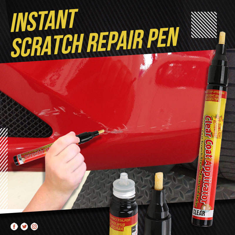 XTryfun Fill Paint Pen Car Scratch Repair Black Touch Up Paint  Special-purpose Paint Touch-up Pen Multi-color Optional for Various Cars