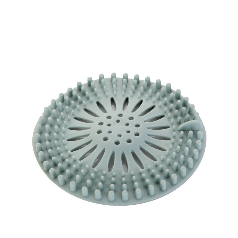 1pc round stainless steel shower drain adapter cover filter, bathroom hair  filter drain protection cover anti-blocking net, bathroom gadget