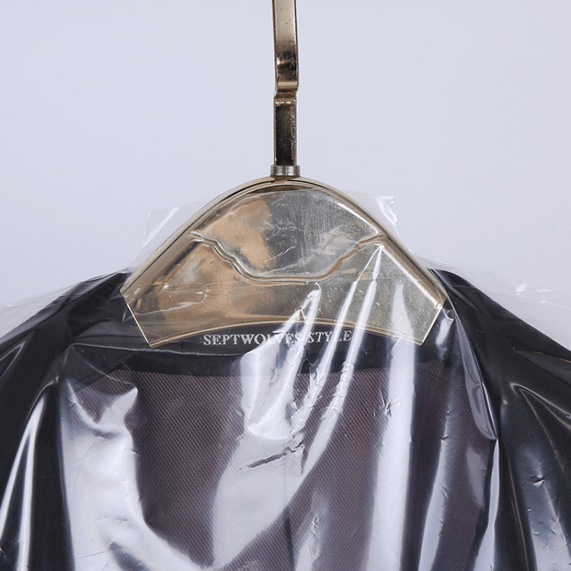  Paquete de 50 bolsas de plástico transparente para colgar ropa,  bolsas de limpieza en seco, fundas protectoras de ropa (21 x 40 pulgadas),  normal : Ropa, Zapatos y Joyería