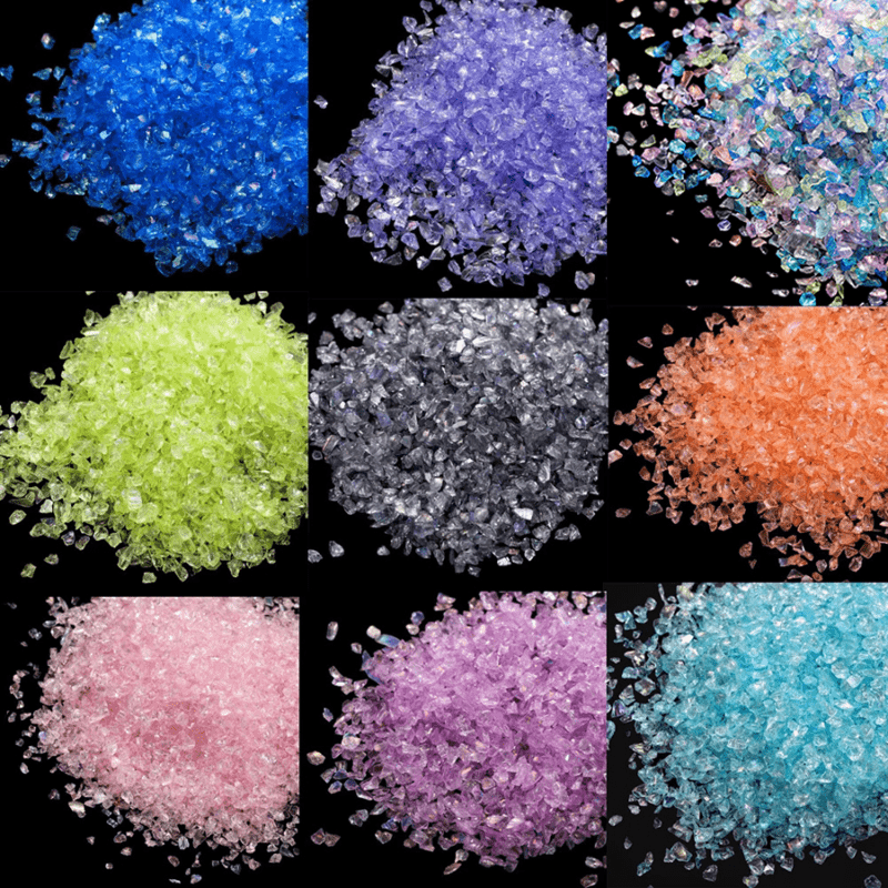 10g Luminous Crushed Stone Irregular Glitter Epoxy Resin Filling  Transparent Stones Resin Shaker Filler Resine Epoxy Kit Complet