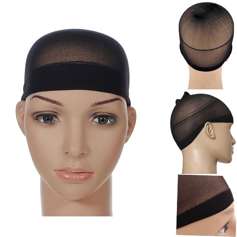 Wholesale Black Color Hair Cap Elastic Stocking Hairnets Wigs
