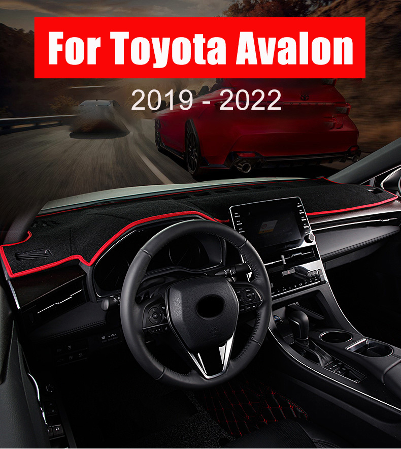 For Toyota Avalon 2019 2020 2021 2022 Car Dashboard Cover Mat Sun Shade Pad  Instrument Panel Carpets Anti-uv Car Accessories