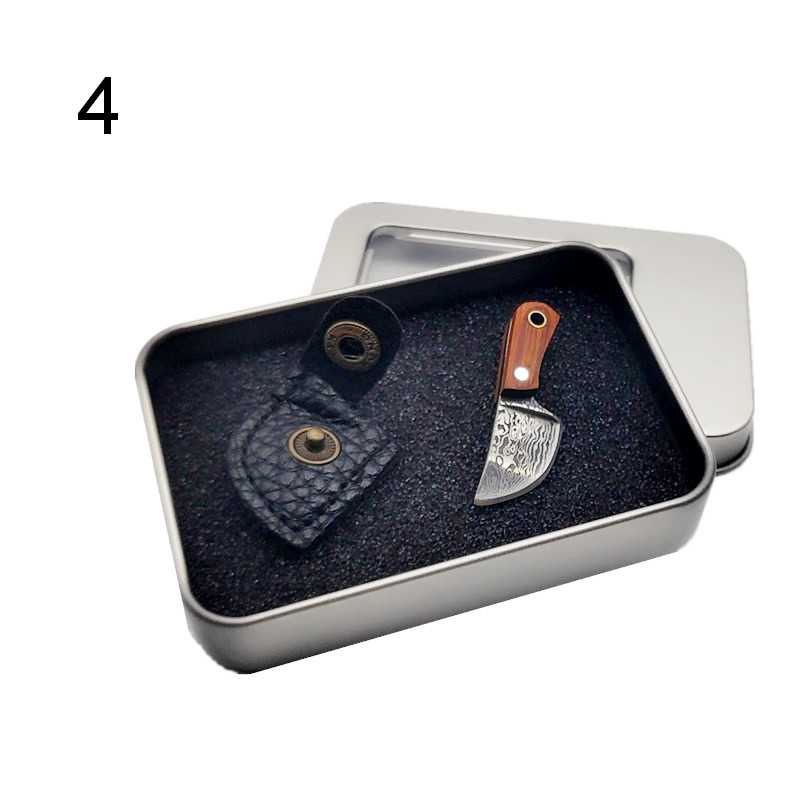  PUOSUO EDC Multi-function Keyring Small Pocket Knife Keychain  Mini Butcher Knife Necklace Knife Pendant,Mini Anything Outdoors : Home &  Kitchen