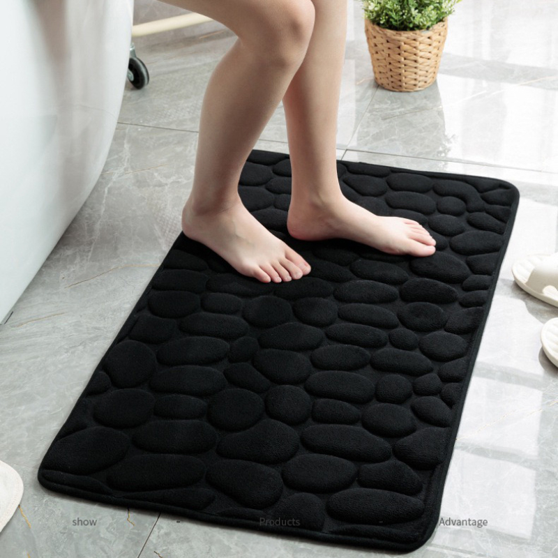 1 Alfombra Baño Espuma Viscoelástica Relieve Adoquines - Temu