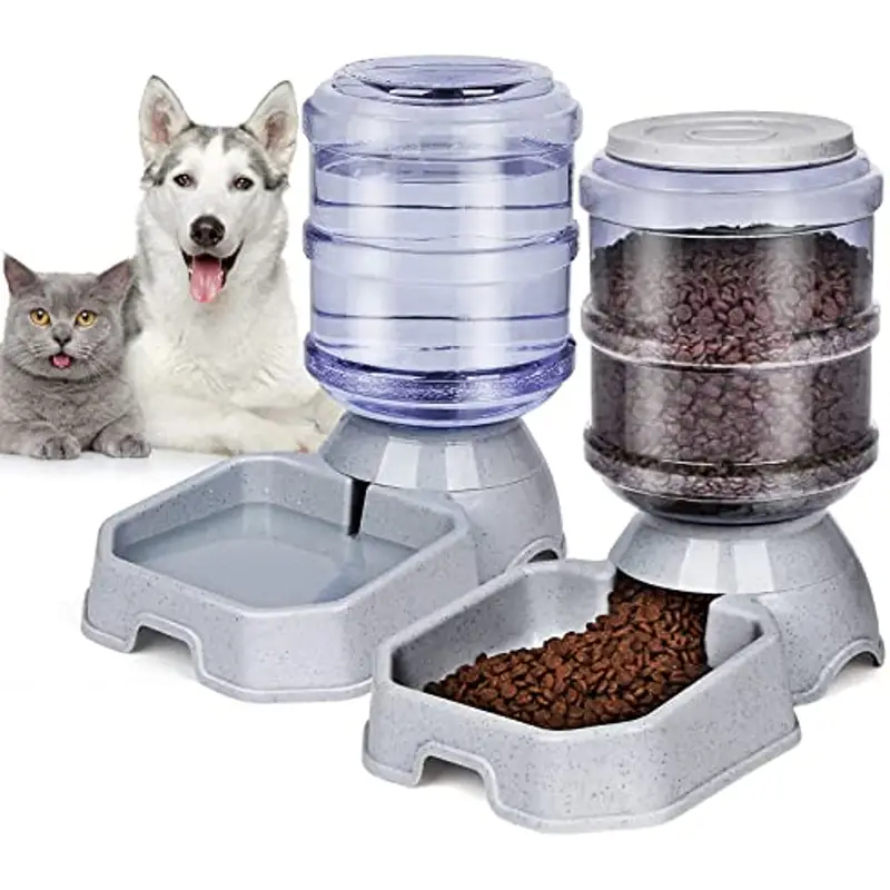 Alimentador De Mascotas Y Dispensador De Agua, Juego Automático De  Alimentos Y Agua Para Perros, Gatos, Suministros Para Mascotas