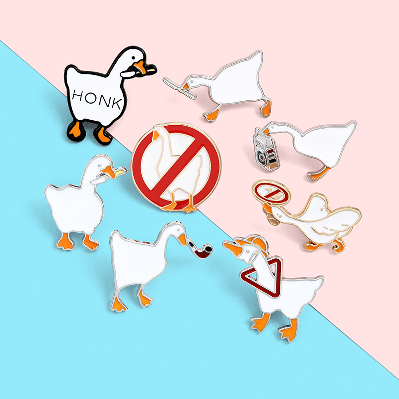 Untitled Goose Game Pin Badge 