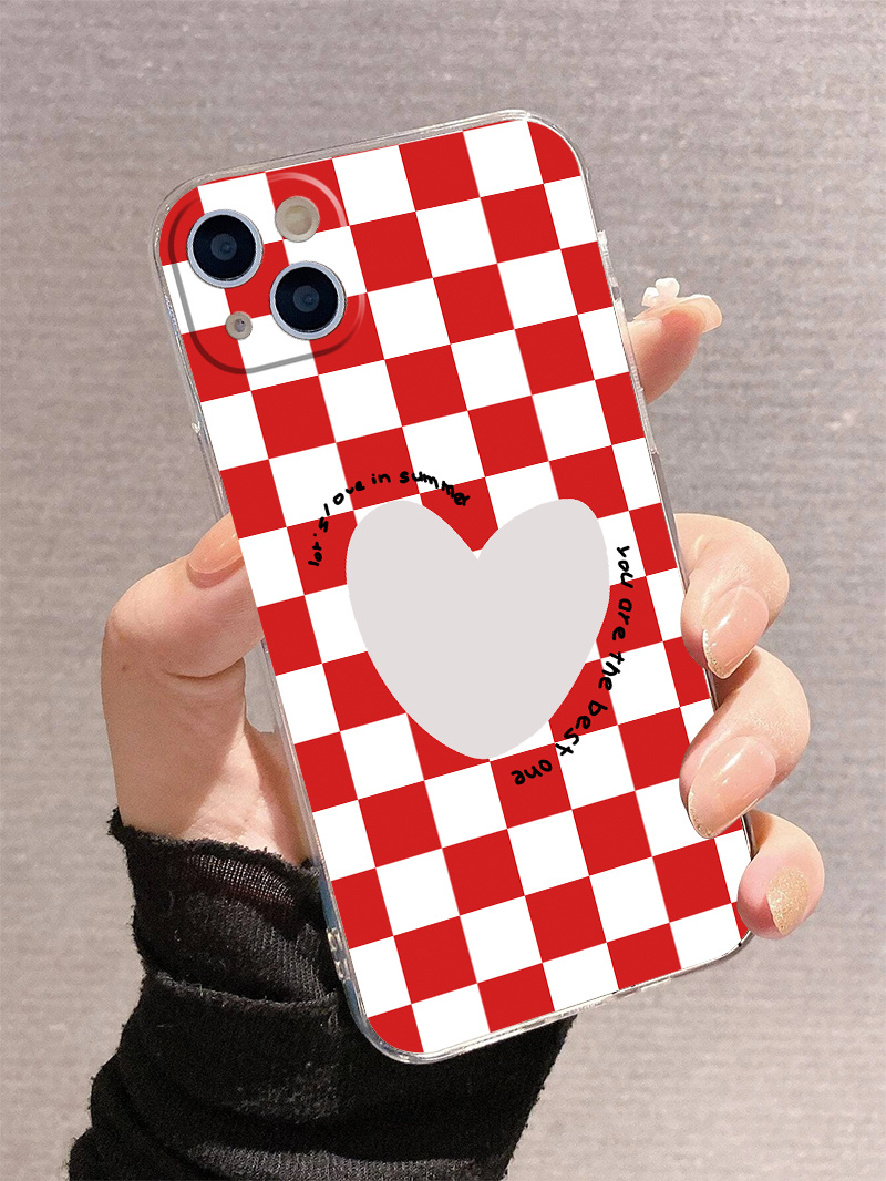 Cute Checkerboard Pattern Lattice Earphone Case For AirPods 3 1 2