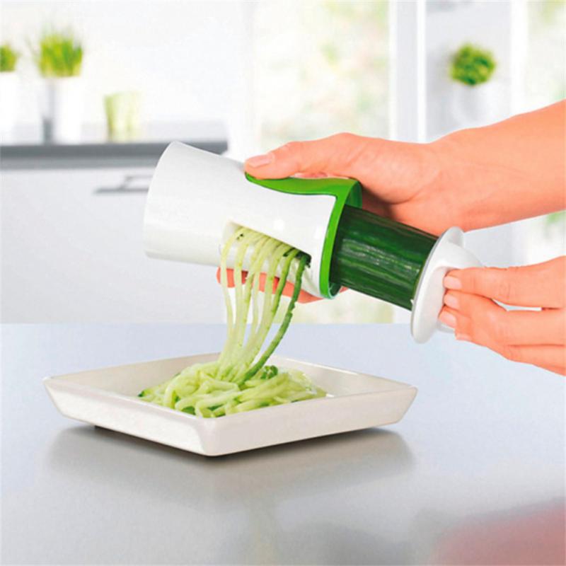 1pc PP Cucumber Spiral Cutter, Multifunction Vegetable Spiral