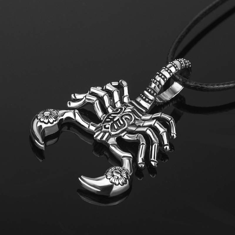 Mens on sale scorpion necklace