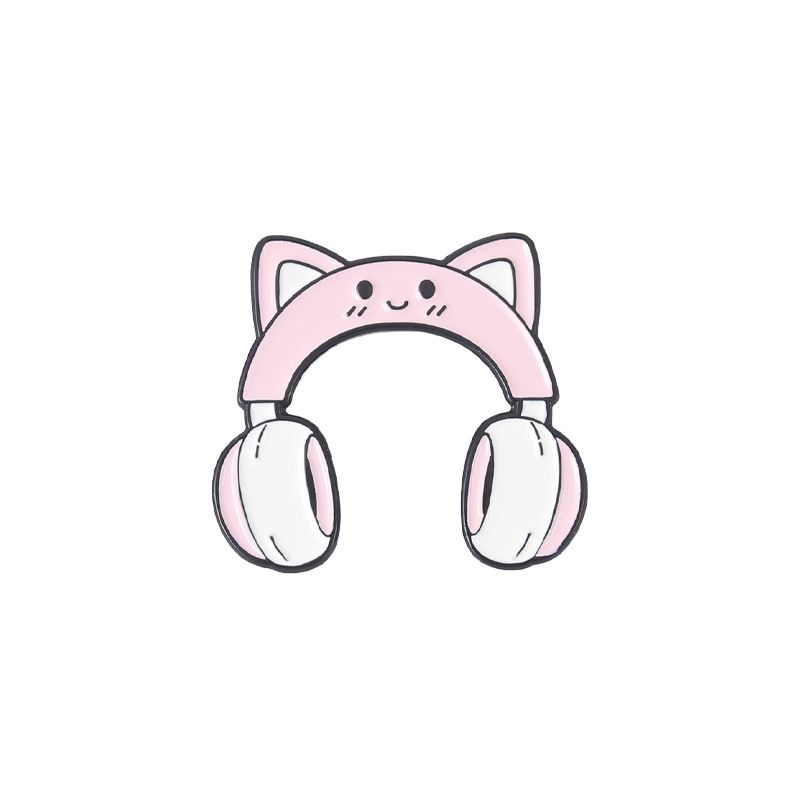 Série de jogos femininos Broche de liga de gato fofo rosa bonito